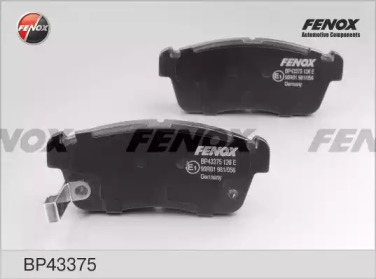 Купить запчасть FENOX - BP43375 Колодки передние Suzuki Ignis, 00-03, Daihatsu YRV 1.3i 4WD, 01-, SUMITOMO BP43375