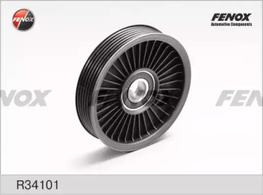 Купить запчасть Fenox - R34101 Ролик направляющий поликлинового ремня Chevrolet Aveo 05- 1.2-1.6, Cruze 09- 1.6, 1.8, Kalos 05- 1.2, 1.4, Lacetti 05- 1.4, 1.6/ Daewoo Nexia 08- 1.6, Nubira 03- 1.6