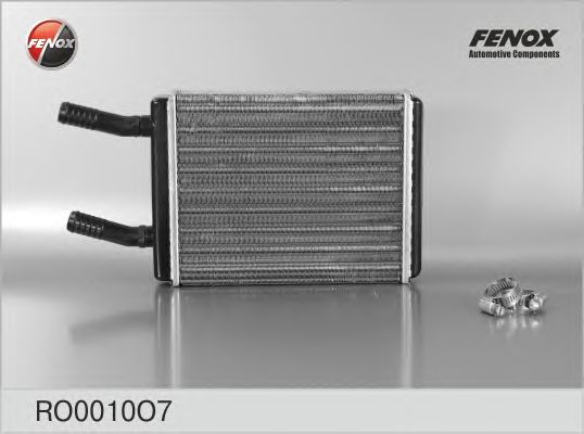 Купить запчасть FENOX - RO0010O7 Радиатор печки с 2003 г.в алюм. сбоный, d18мм. ГАЗ 3102-3110 RO0010O7