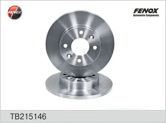 Купить запчасть FENOX - TB215146 Диск тормозной передний Renault Logan 04-, Sandero 1.2/1.4/1.5/1.6 08- TB215146