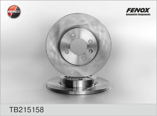 Купить запчасть FENOX - TB215158 Диск тормозной передний VW Golf 91-99, Passat 88-97, Caddy II 95-04 TB215158