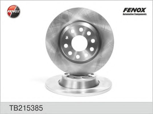 Купить запчасть FENOX - TB215385 Диск тормозной задний SKODA Octavia 04-, VW Golf 03-08, Passat 05-10, Tiguan TB215385