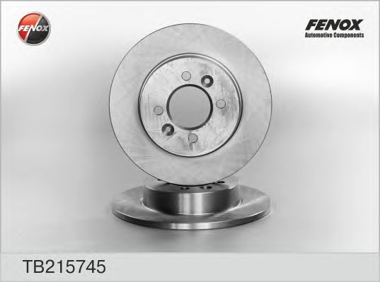 Купить запчасть FENOX - TB215745 Диск тормозной задний RENAULT Laguna 93-01, Safrane 92-96 TB215745