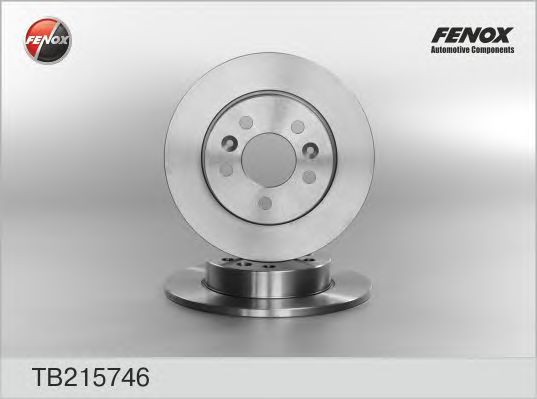 Купить запчасть FENOX - TB215746 Диск тормозной задний RENAULT Laguna 93-01, Safrane 92-00 TB215746