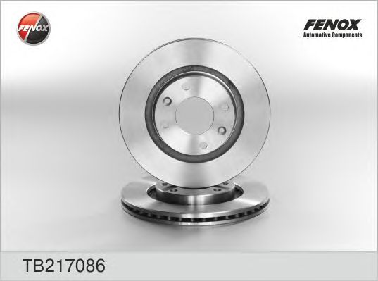Купить запчасть FENOX - TB217086 Диск тормозной передний CITROEN Berlingo, C4, C5 01-08, PEUGEOT 206, 207, 307 TB217086