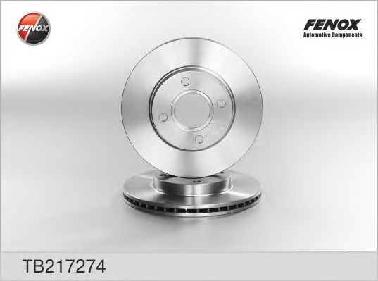 Купить запчасть FENOX - TB217274 Диск тормозной передний Ford Focus, Fiesta IV, V, Fusion TB217274
