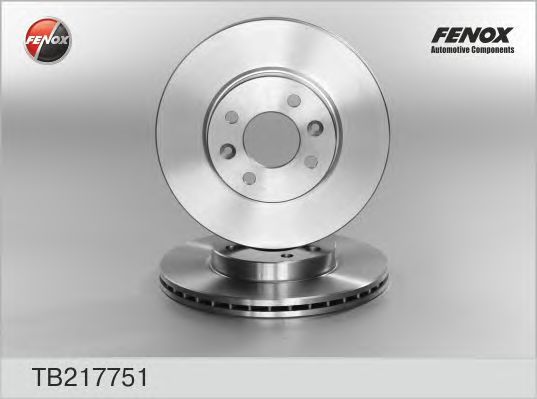 Купить запчасть FENOX - TB217751 Диск тормозной передний RENAULT Laguna93-01, Megane 96-02, Safrane 92-96 TB217751