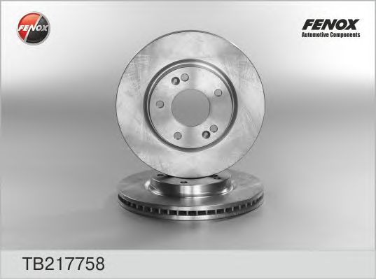 Купить запчасть FENOX - TB217758 Диск тормозной передний HYUNDAI GALL I,II, TRAJET, SANTA FE 00-05 TB217758