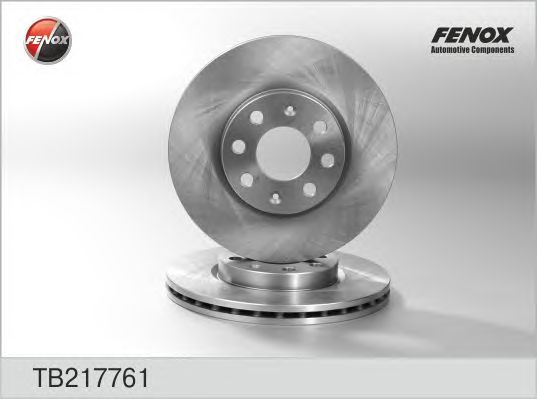 Купить запчасть Fenox - TB217761 Диск тормозной перед прав/лев Opel Adam 12-, Corsa D 06-/ Fiat Punto/Grande Punto 05-, Punto Evo 09-12