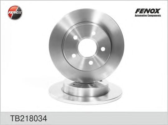 Купить запчасть FENOX - TB218034 Диск тормозной задний Ford Focus II 04-/Focus C-Max 03-07/ C-Max 07- TB218034
