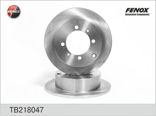 Купить запчасть FENOX - TB218047 Диск тормозной задний HYUNDAI MITSUBISHI Galant,Space Wagon. 92-00 TB218047