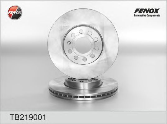 Купить запчасть Fenox - TB219001 Диск тормозной перед прав/лев Skoda Octavia 04-, SuperB 02-08, 08-/ VW Caddy III 04-, VW Golf V 03-, Golf VI 08-, Jetta III 05-, VW Touran 03-/ Audi A3 03-, A3 Sportback 04-, A3 Кабрио 08-/ Seat Altea 04-