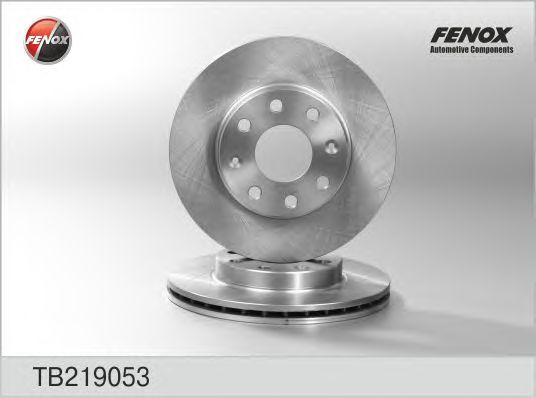 Купить запчасть Fenox - TB219053 Диск тормозной перед прав/лев Chevrolet Aveo 08- , Kalos 05- , Matiz 05- , Spark 05-