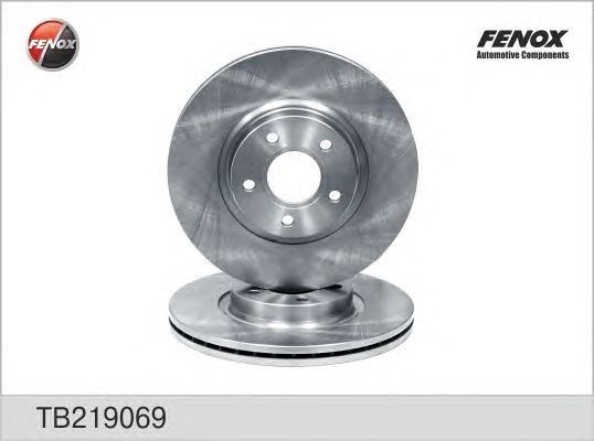 Купить запчасть FENOX - TB219069 Диск тормозной передний Ford Focus II, Land Rover Freelander 2 06-/Volvo S40 TB219069
