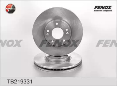 Купить запчасть Fenox - TB219331 Диск тормозной перед прав/лев Hyundai I40, ix35, Sonata, Tucson/ Kia Sportage 2.0-3.3, 04-