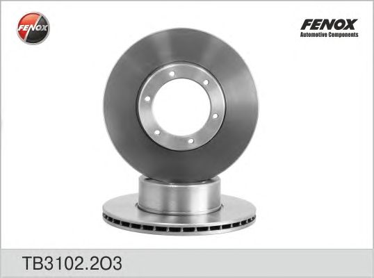 Купить запчасть FENOX - TB3102.2O3 Диск тормозной вентил. d 104 мм. ГАЗ 3302 ГАЗель TB3102.2O3