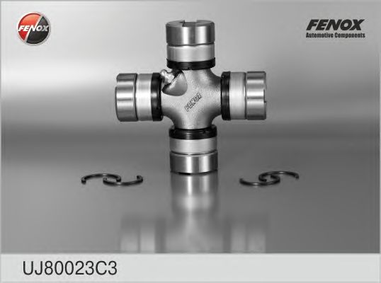 Купить запчасть FENOX - UJ80023C3 Крестовина карданного шарнира с масленкой смазка, крепеж УАЗ 469,3151 UJ80023C3