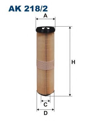 Купить запчасть FILTRON - AK218/2 Фильтр воздушный AK218/2