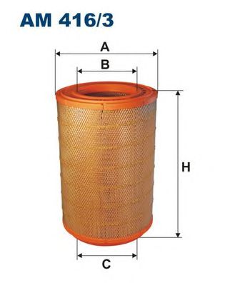 Купить запчасть FILTRON - AM416/3 Фильтр воздушный AM416/3