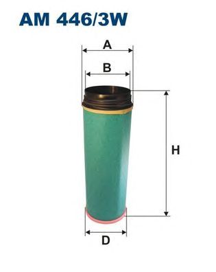Купить запчасть FILTRON - AM446/3W Фильтр воздушный AM446/3W