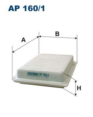 Купить запчасть FILTRON - AP1601 Фильтр воздушный TOYOTA Toyota Auris, Auris II, Avensis III, Corolla X (07-), Rav 4 III, Rav 4 IV, Verso, Yaris II