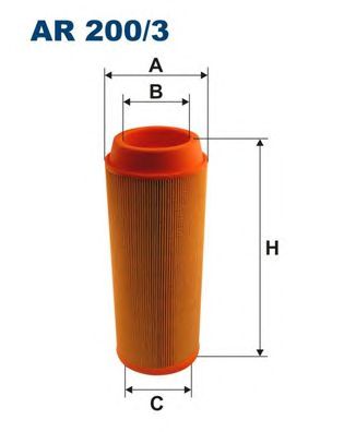 Купить запчасть FILTRON - AR200/3 Фильтр воздушный AR200/3