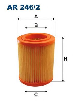 Купить запчасть FILTRON - AR246/2 Фильтр воздушный AR246/2