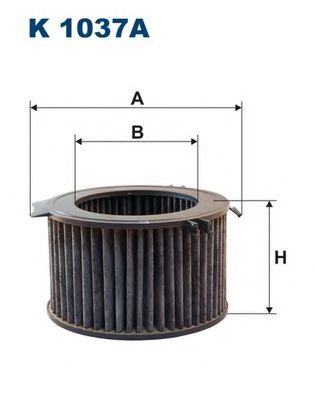 Купить запчасть FILTRON - K1037A Фильтр салонный угольный K1037A