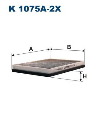 Купить запчасть FILTRON - K1075A2X Фильтр салона угольный BMW Serie 5 (E39)