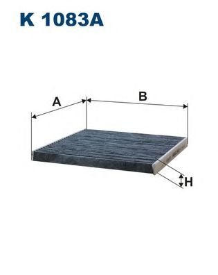 Купить запчасть FILTRON - K1083A Фильтр салона угольный Toyota Avensis Verso, Camry FF, Celica II, Landcruiser, Prius, Yaris/Yaris Verso