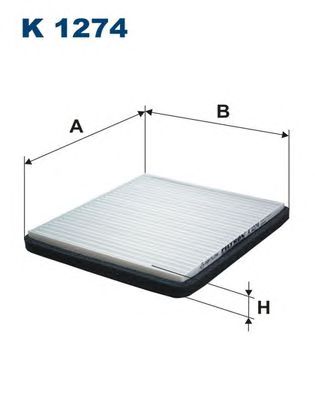 Купить запчасть FILTRON - K1274 Фильтр салонный K1274