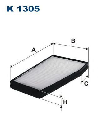Купить запчасть FILTRON - K1305 Фильтр салонный K1305