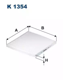 Купить запчасть FILTRON - K1354 Фильтр салона FILTRON (рамка) K1354