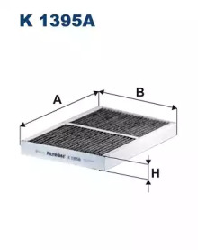 Купить запчасть FILTRON - K1395A Фильтр салонный K1395A