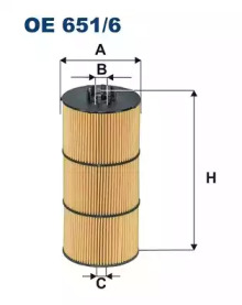 Купить запчасть FILTRON - OE651/6 Фильтр масляный OE651/6