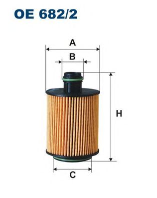 Купить запчасть FILTRON - OE682/2 Фильтр маслянный OE682/2