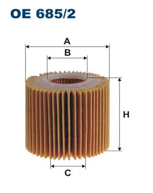 Купить запчасть FILTRON - OE6852 Фильтр масляный TOYOTA Lexus CT/ Toyota Auris, Prius, Rav 4 III, Verso, Yaris II