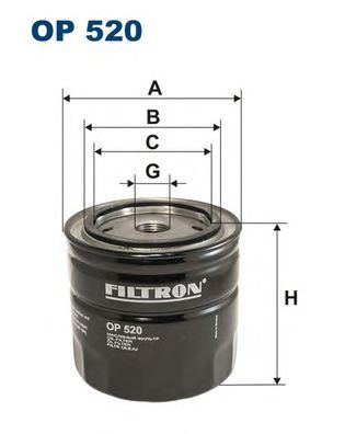 Купить запчасть FILTRON - OP520 Фильтр масляный OP520