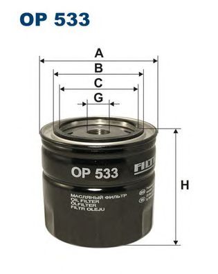 Купить запчасть FILTRON - OP533 Фильтр масляный OP533
