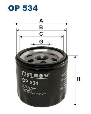 Купить запчасть FILTRON - OP534 Фильтр масляный OP534