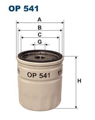 Купить запчасть FILTRON - OP541 Фильтр масляный OP541