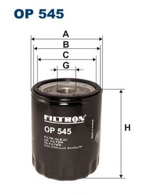 Купить запчасть FILTRON - OP545 Фильтр масляный OP545