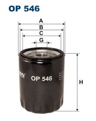 Купить запчасть FILTRON - OP546 Фильтр масляный FORD Ford Escort, Fiesta Courier, Fiesta III (89-95), Fiesta IV (96-02), Mondeo I (93-96), Mondeo II (96-00), Orion, P100 Pick-Up, Sierra/ Mazda 121/ Moskvitch Aleko