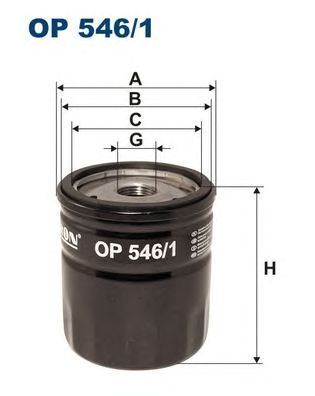 Купить запчасть FILTRON - OP5461 Фильтр масляный FORD Ford C-Max, Focus C-Max, Focus II, Galaxy II, Mondeo IV (07-), S-Max