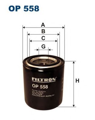 Купить запчасть FILTRON - OP558 Фильтр масляный OP558