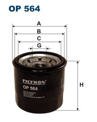 Купить запчасть FILTRON - OP564 Фильтр масляный OP564