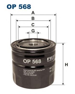 Купить запчасть FILTRON - OP568 Фильтр масляный OP568