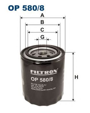 Купить запчасть FILTRON - OP580/8 Фильтр масляный OP580/8
