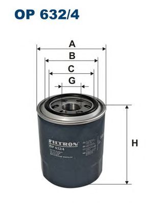 Купить запчасть FILTRON - OP6324 Фильтр масляный KIA Hyundai H 1, Terracan/ Kia Carnival II/Sedona II, Carnival III/Sedona III, K 2500, Pregio