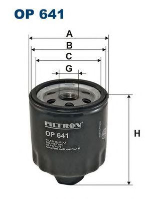 Купить запчасть FILTRON - OP641 Фильтр масляный OP641